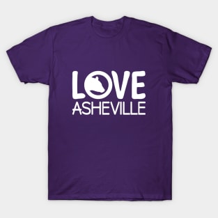 I Love AVL Black Bear - WO Purple 13 T-Shirt